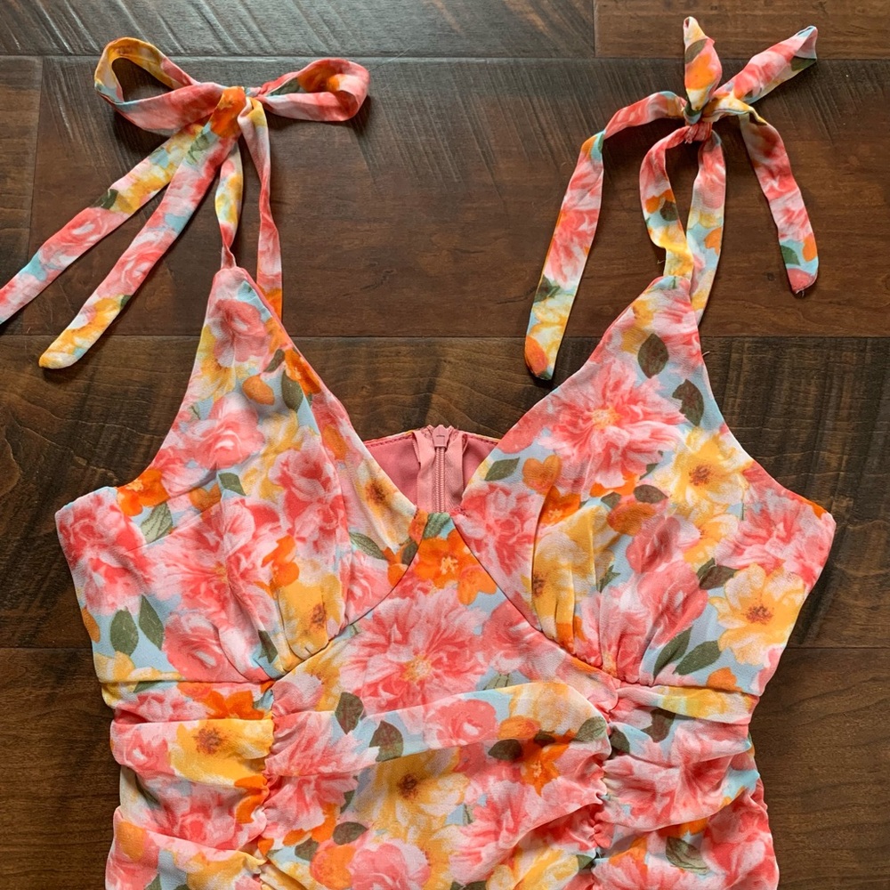 Floral Mini Dress - Picture 2 of 7